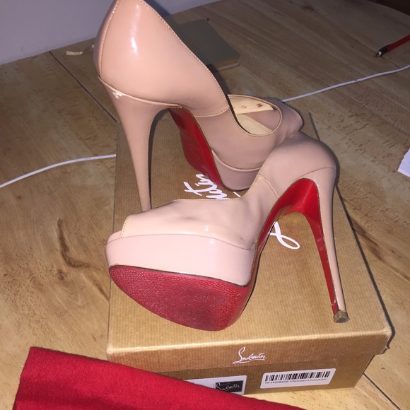 Christian Louboutin Shoes - Authentic Christian Louboutin Lady Peep 150 - 37.5